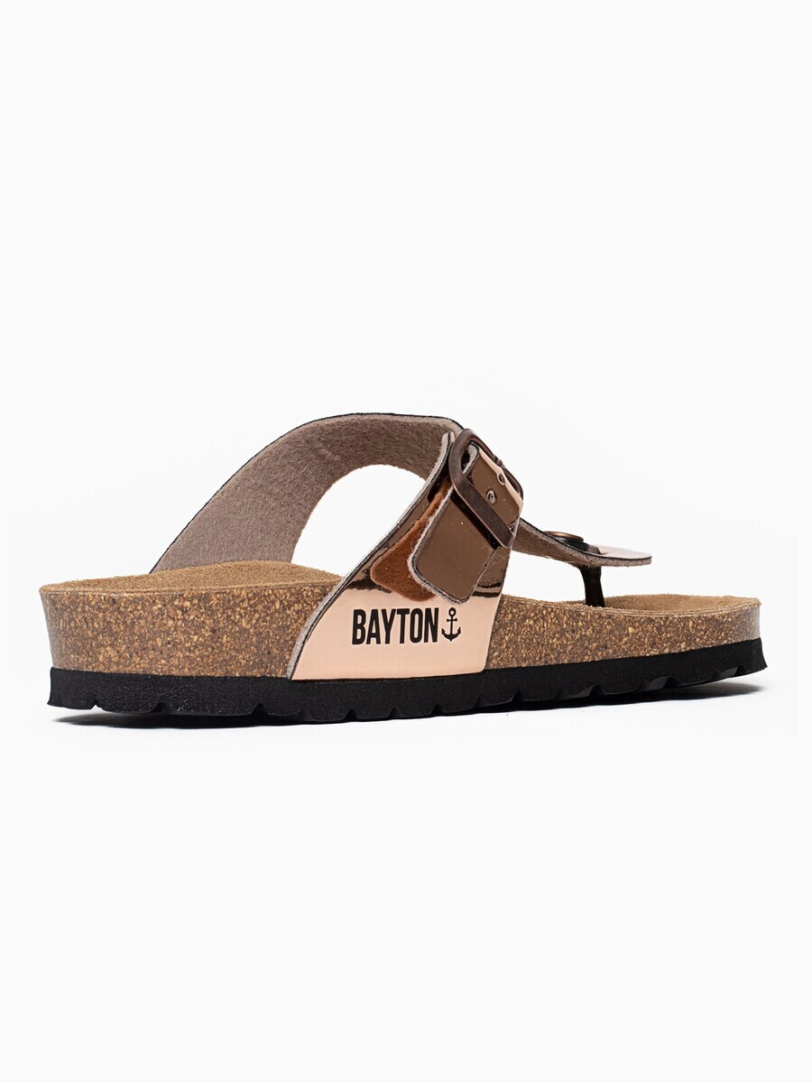 Сандалии с т-образным ремешком Bayton T-Bar Sandals Mercure, цвет rose gold — фото 4