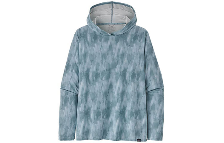 Мужская толстовка Capilene Cool Daily Graphic Hoody Relaxed Fit Patagonia, серый — фото 4