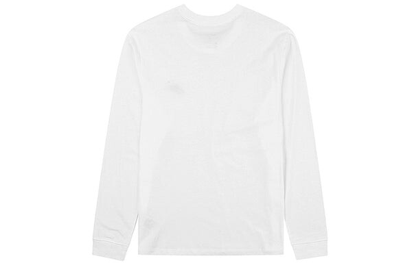 Толстовка m nsw club casual sports round neck pullover long sleeves white Nike, белый — фото 2
