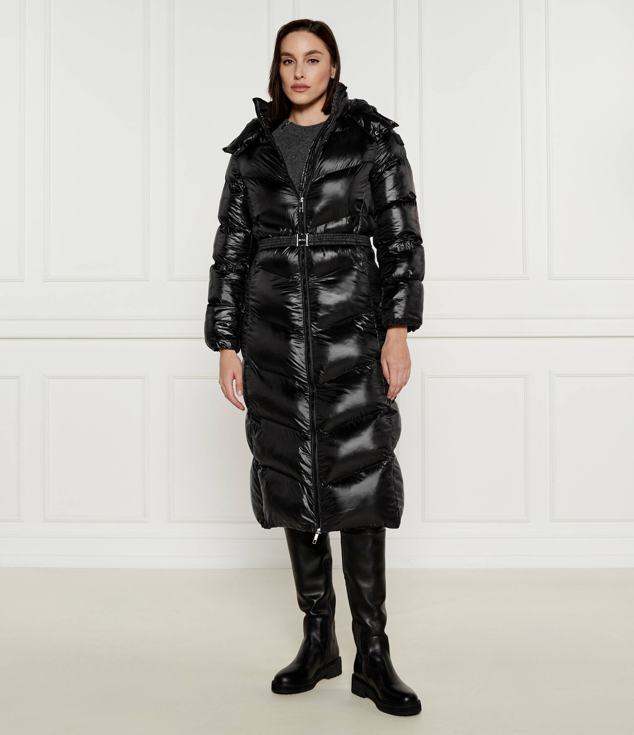 

Пальто BOSS BLACK Pamaxi3, черный