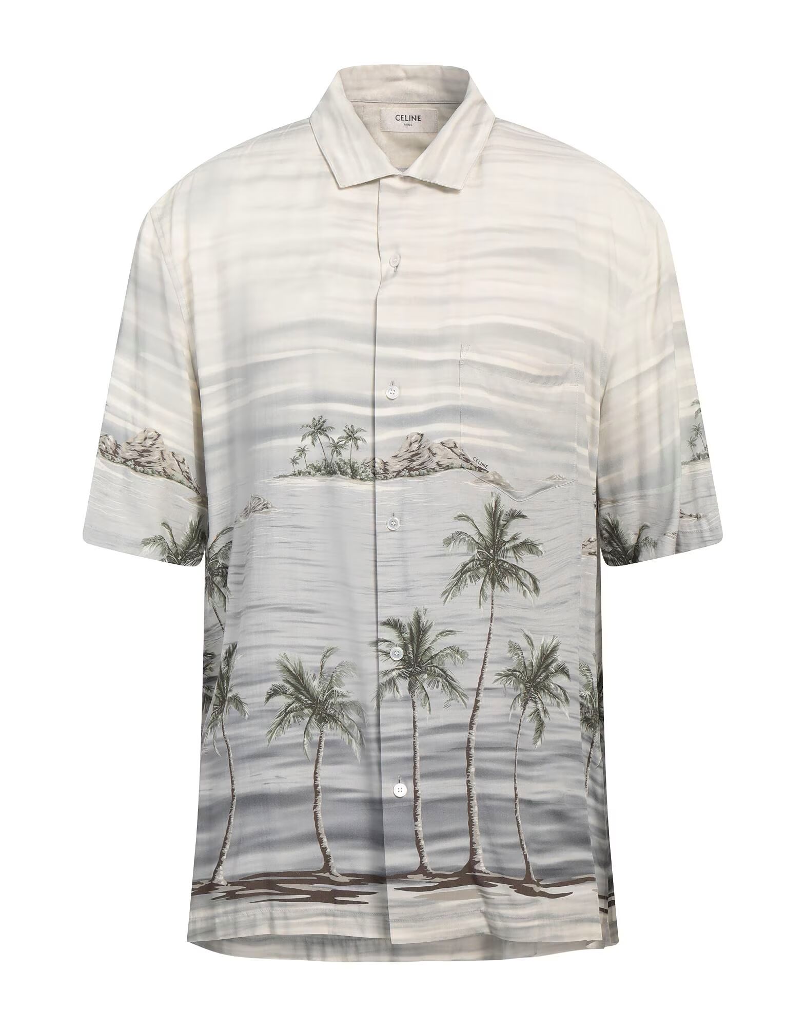 

Рубашка Celine, светло-серый