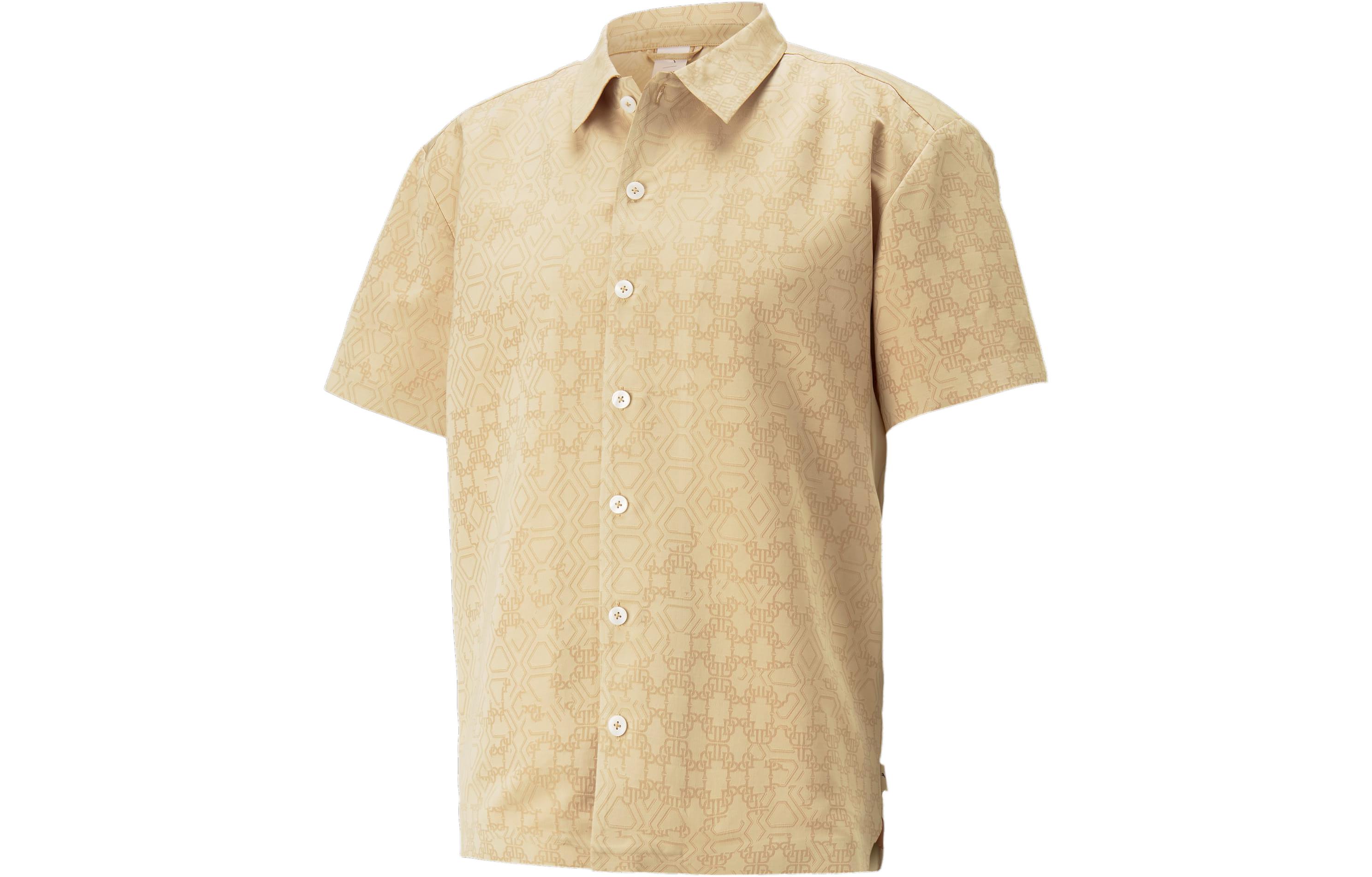 

PUMA X DAPPER DAN Рубашки Мужские Raw Ginger Yellow С Заостренным Воротником Moderate Others