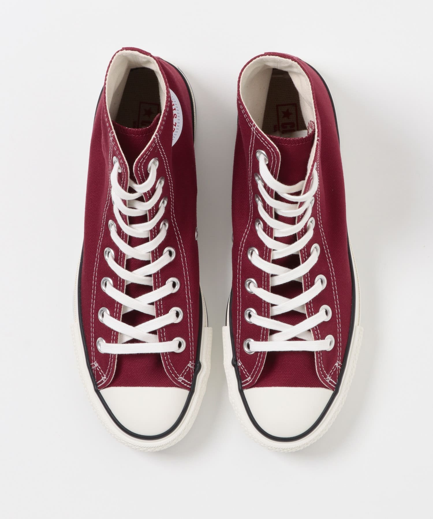 Кроссовки Converse CANVAS ALL STAR J HI Urban Research Doors, Burgundy — фото 3