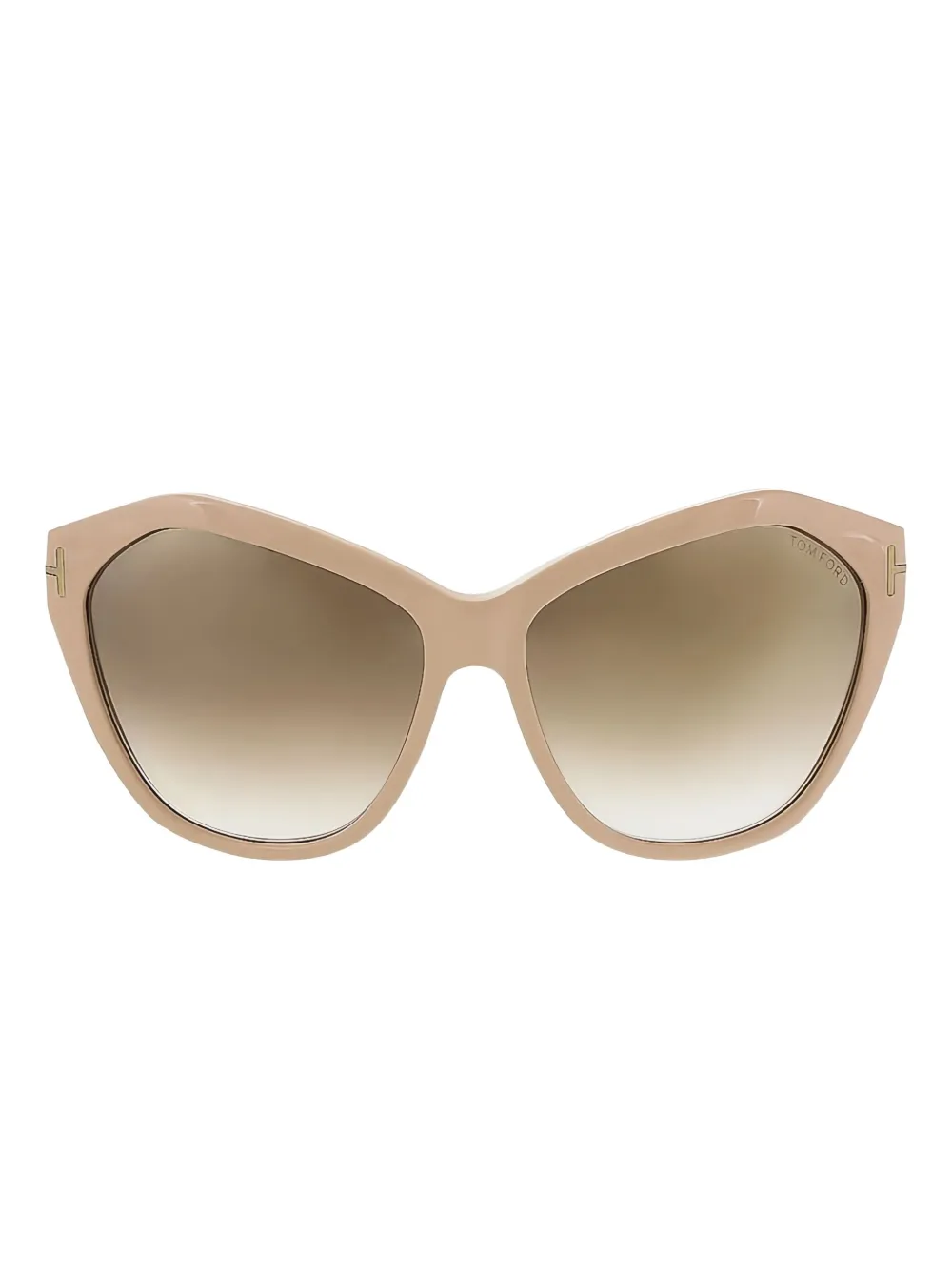 

Солнцезащитные очки в оправе «кошачий глаз» TOM FORD Eyewear, коричневый