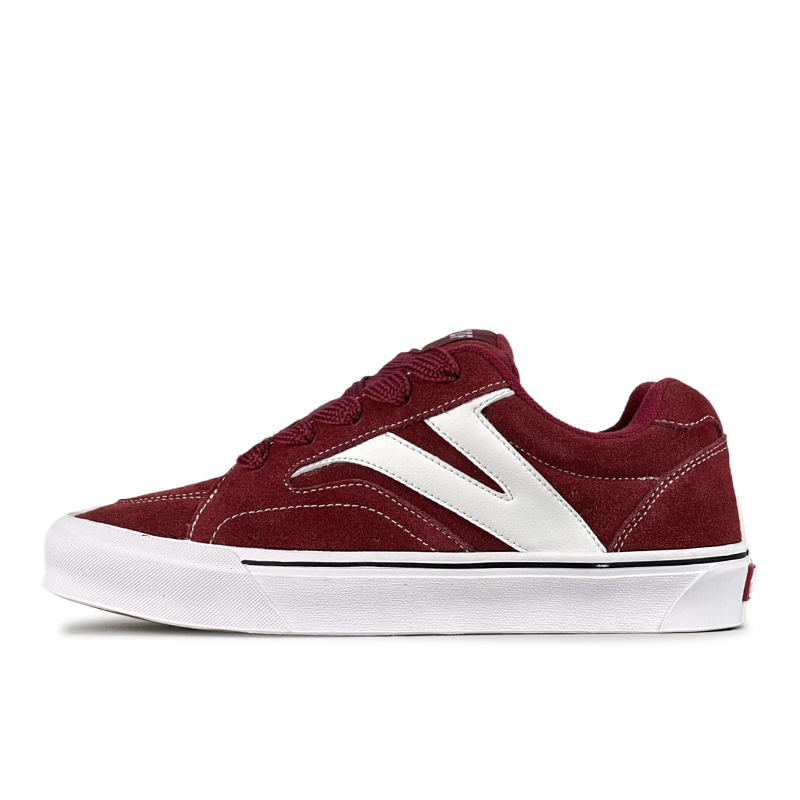 

Кроссовки VFDF Skateboarding Shoes Unisex Low-top Red/white, цвет Burgundy