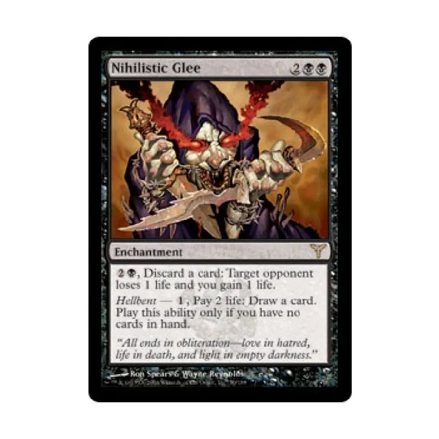 

CCG Нигилистическое ликование (клавиша R), MTG - Dissension