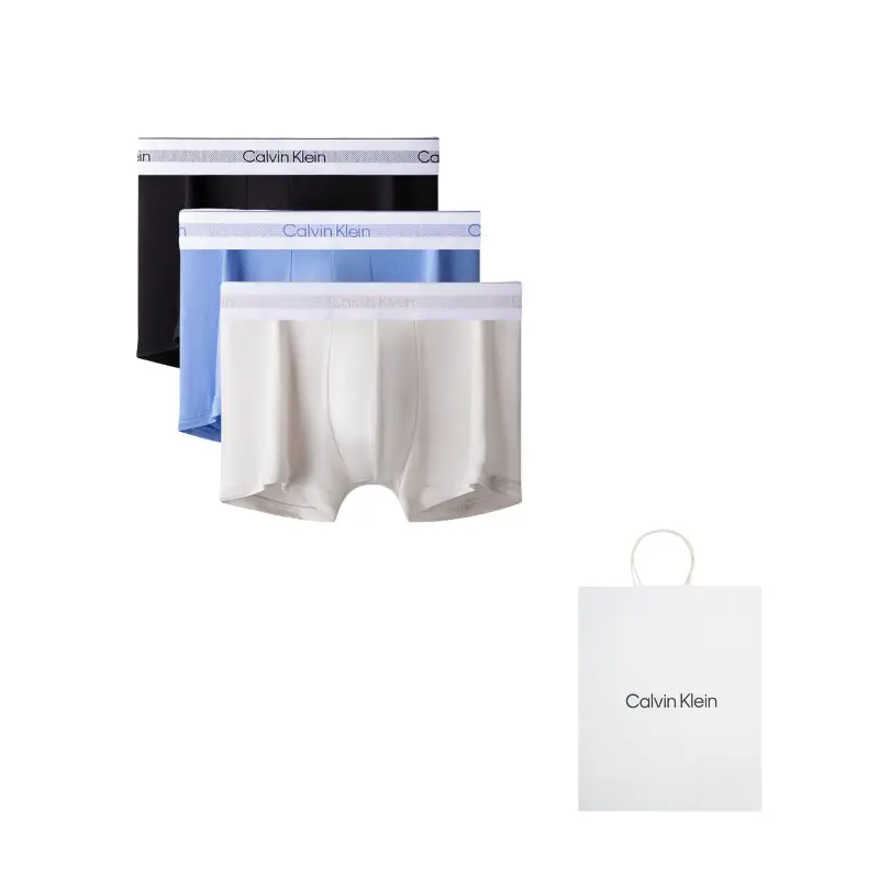 

Современные трусы Gravity Band для мужчин, 3 шт Calvin Klein, черный/синий/белый