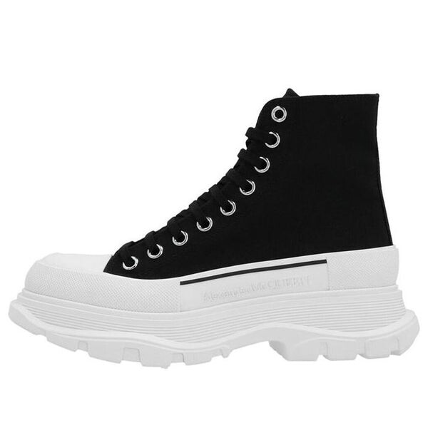 Кроссовки tread slick lace up boot 'black white' Alexander Mcqueen, черный