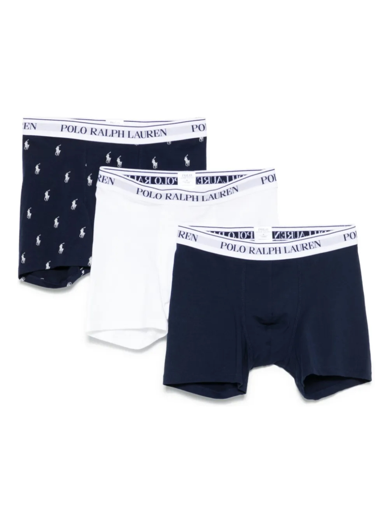 

Polo Ralph Lauren комплект из трех боксеров с принтом Polo Pony, синий
