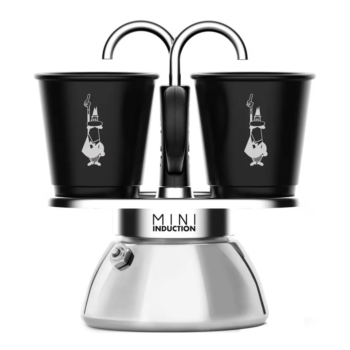 

Кофеварка Mini Express Induction с 2 чашками Bialetti, серый