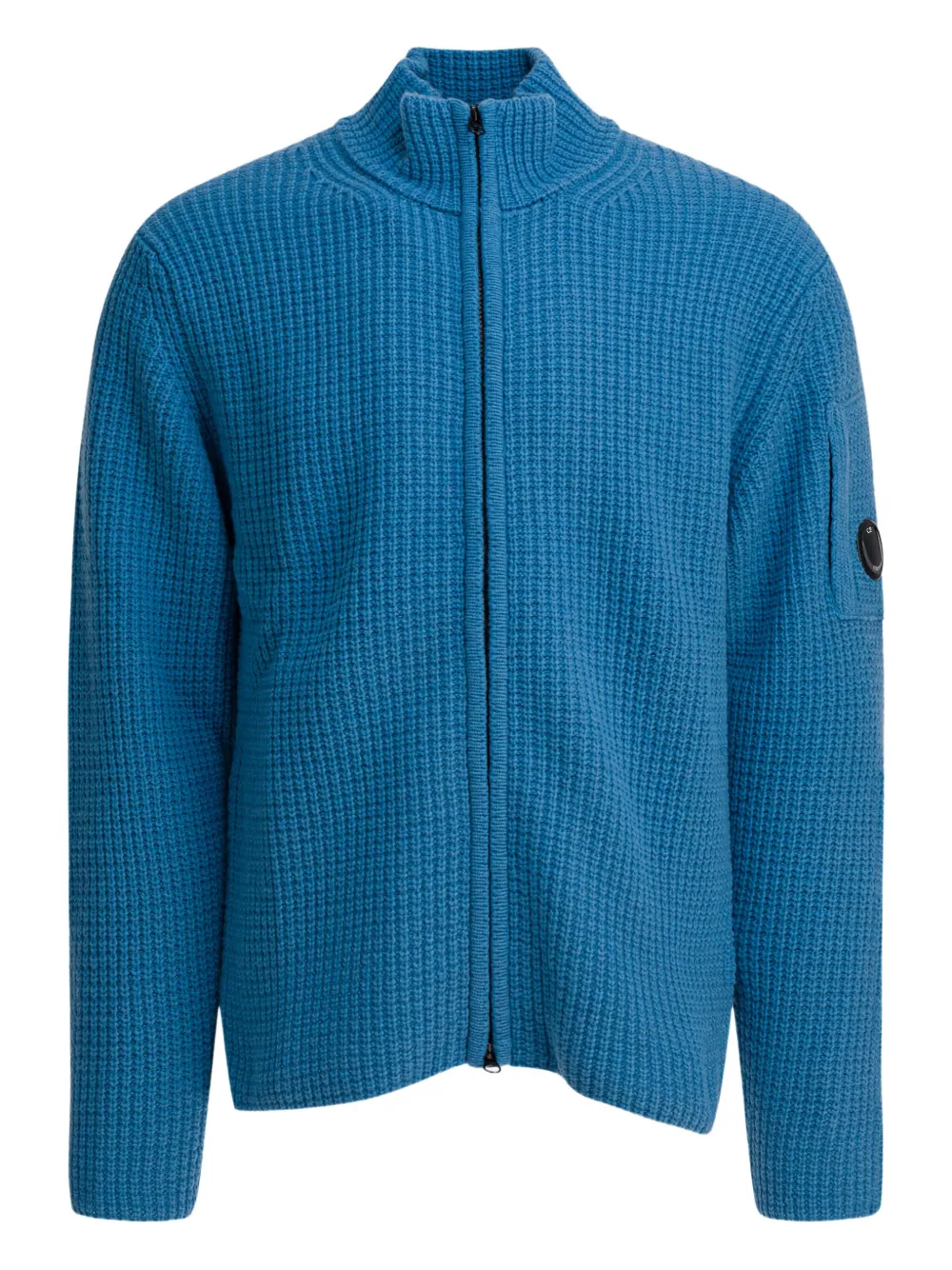 

Кардиган на молнии с высоким воротником C.P. Company, синий