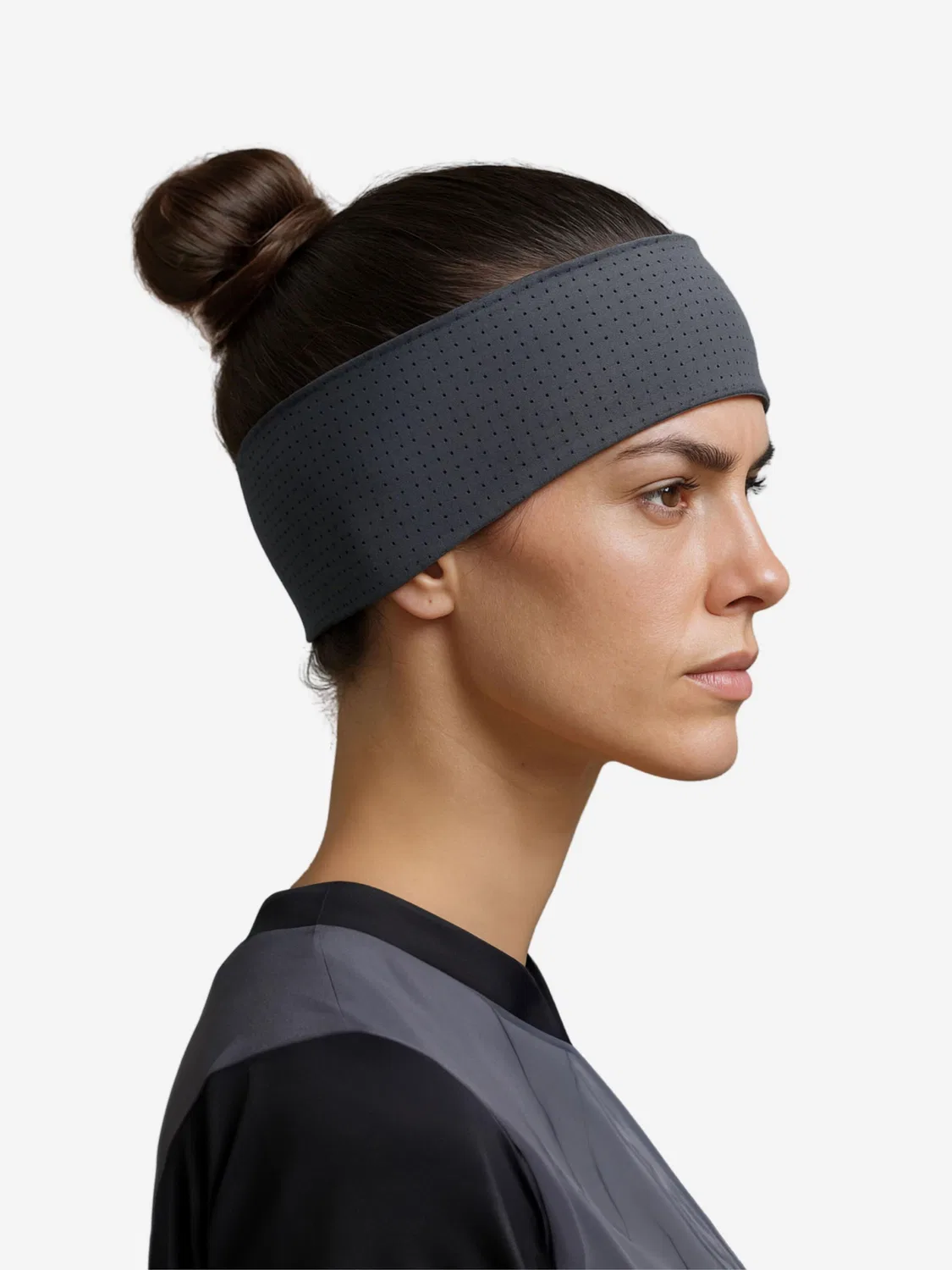 Спортивная повязка на голову 'Enzo Run Headband' Sworts, Silver — фото 3