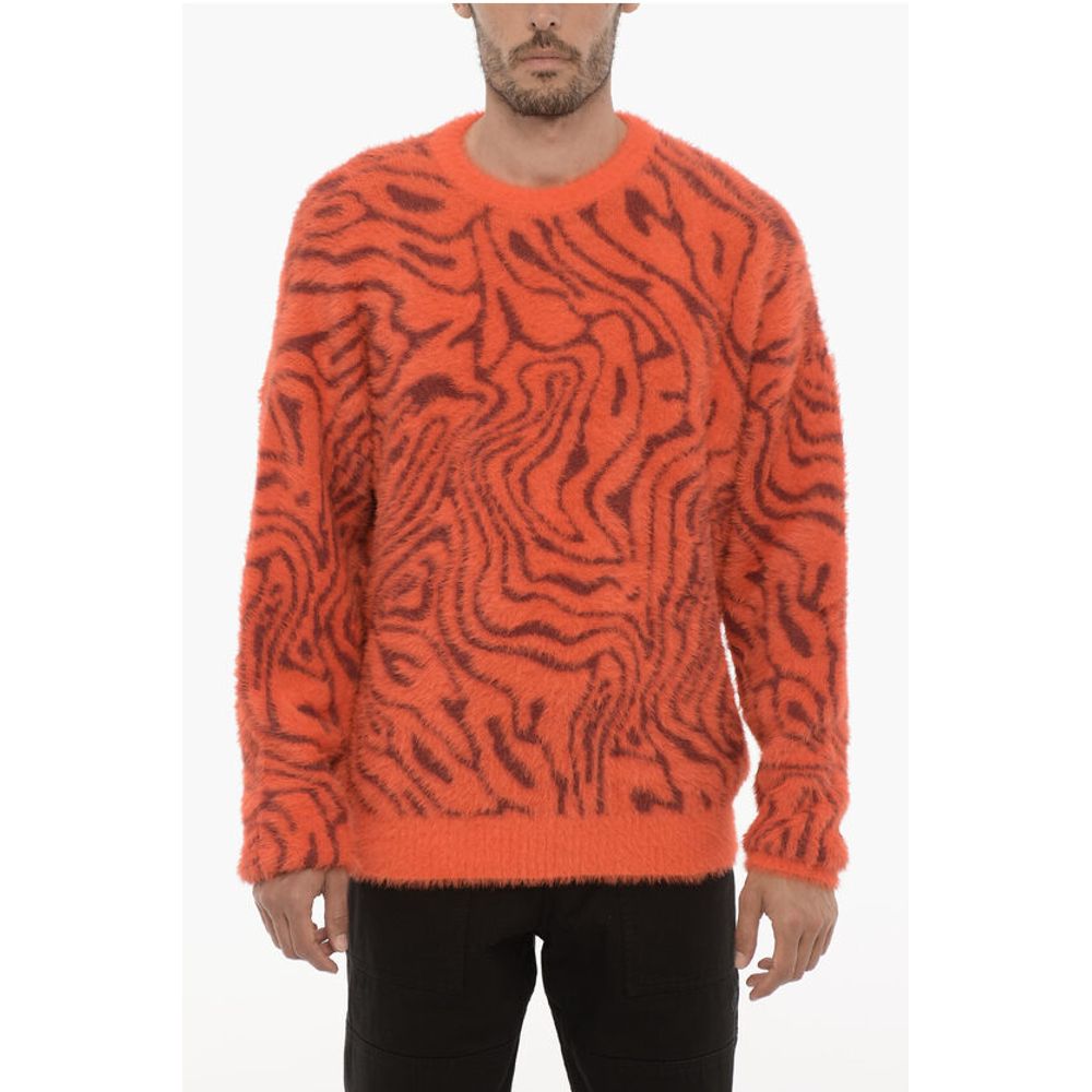 

Пушистый свитер с круглым вырезом Marcelo Burlon, Bicolor