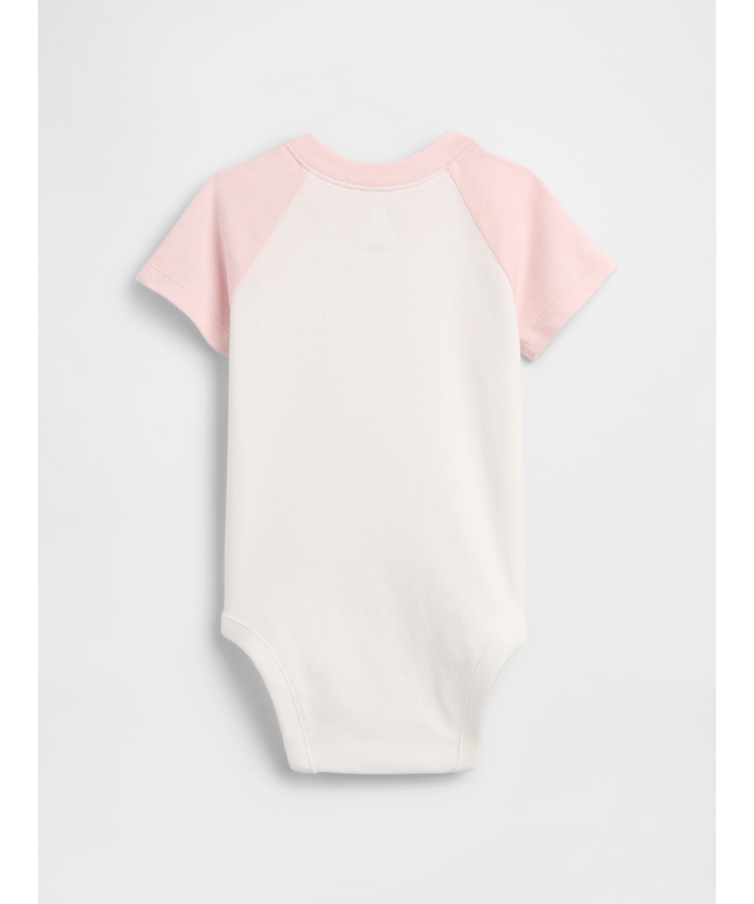 Боди из органического хлопка с логотипом и рукавами реглан Детское Gap, SPRING_PINK — фото 2