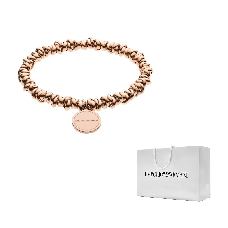 

EMPORIO ARMANI Стальной браслет для женщин розовое золото