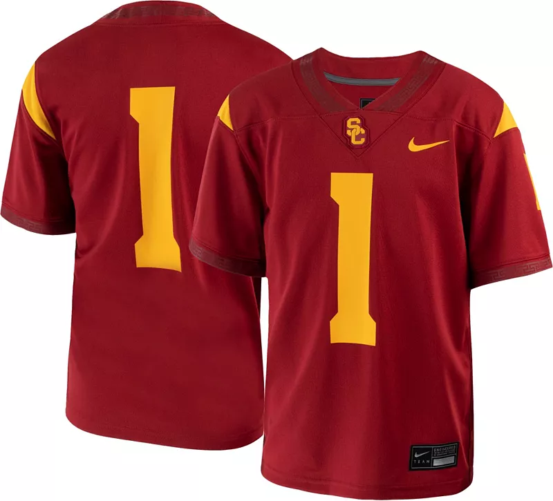 

Футбольная майка Nike Little Kids USC Trojans #1 Cardinal Untouchable Game