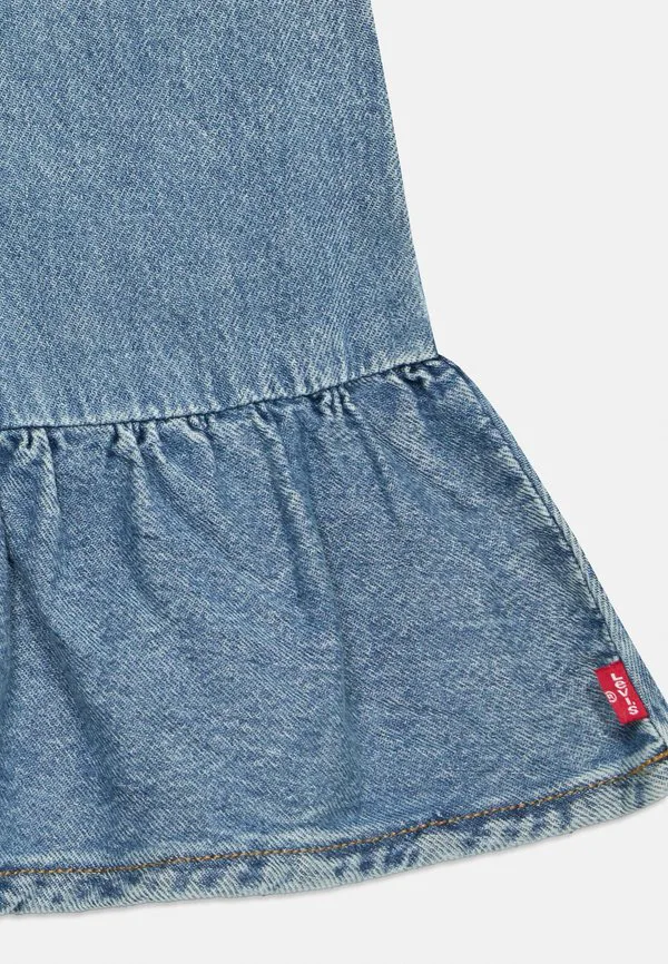 Джинсовая юбка-шорты с оборками Levi'S, Blue Denim — фото 4