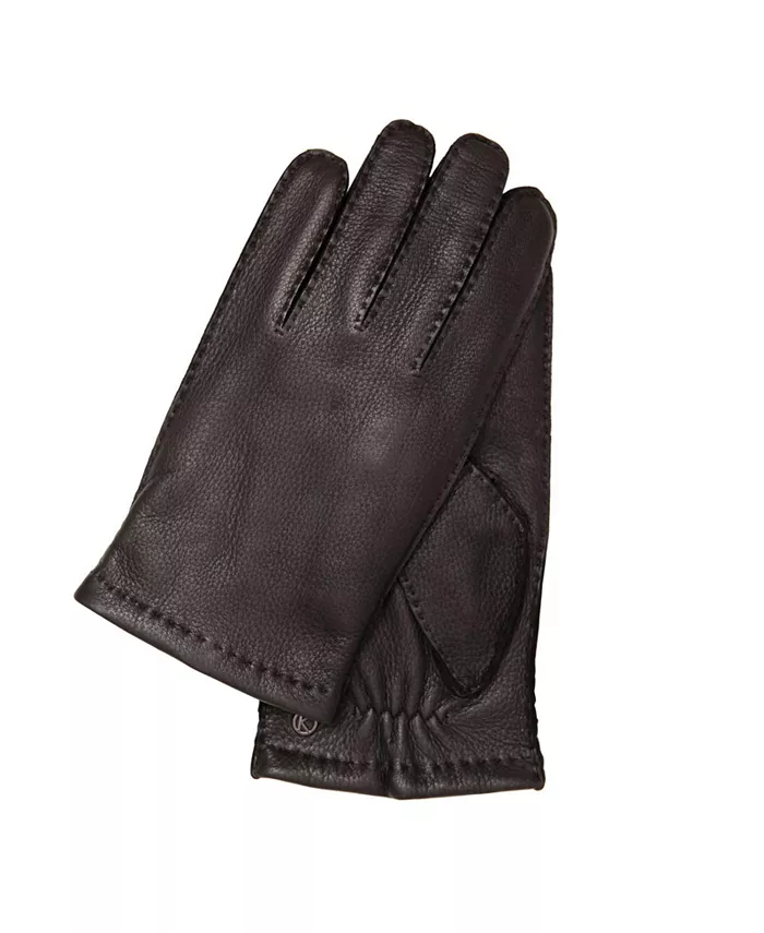 

Мужские перчатки премиум-класса из оленьей кожи "CHARLES Touch" с сенсорным экраном и шерстяной подкладкой Kessler, черный