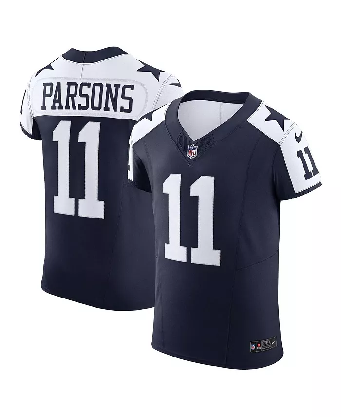 

Мужская футболка Dallas Cowboys Vapor F.U.S.E. Elite с именем Micah Parsons Nike, синий