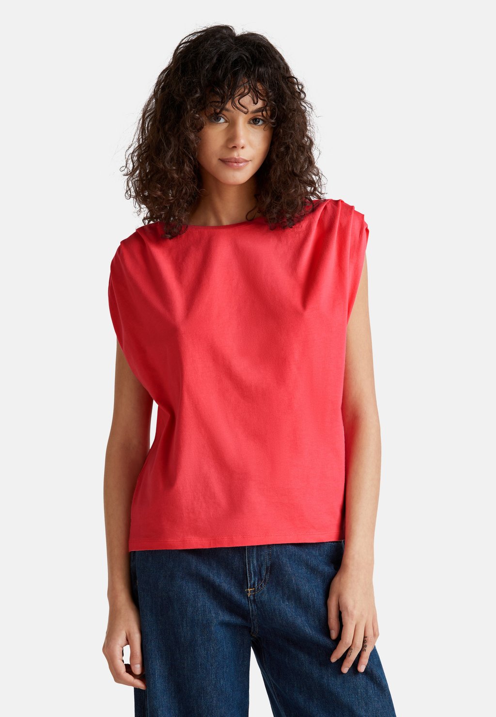 

Базовая футболка United Colors of Benetton, розовый