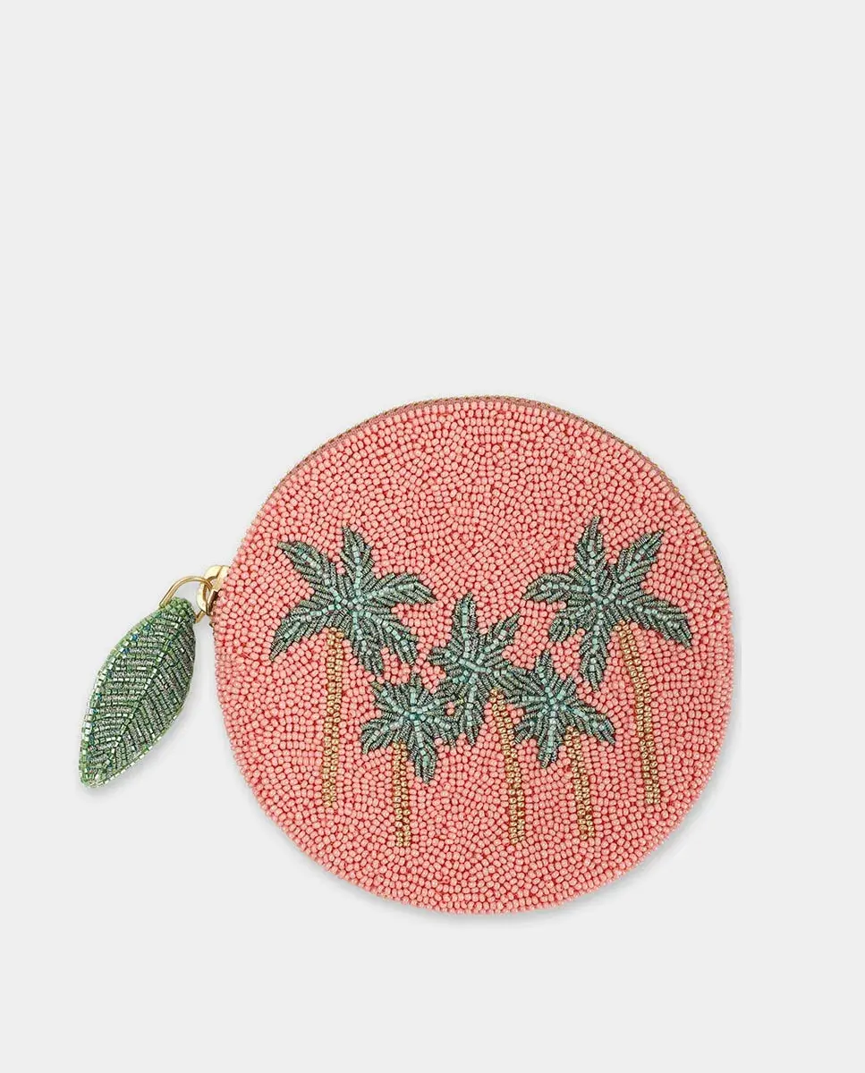 

Вышитый вручную бисером кошелек OLIVIA DAR Olivia Dar, розовый