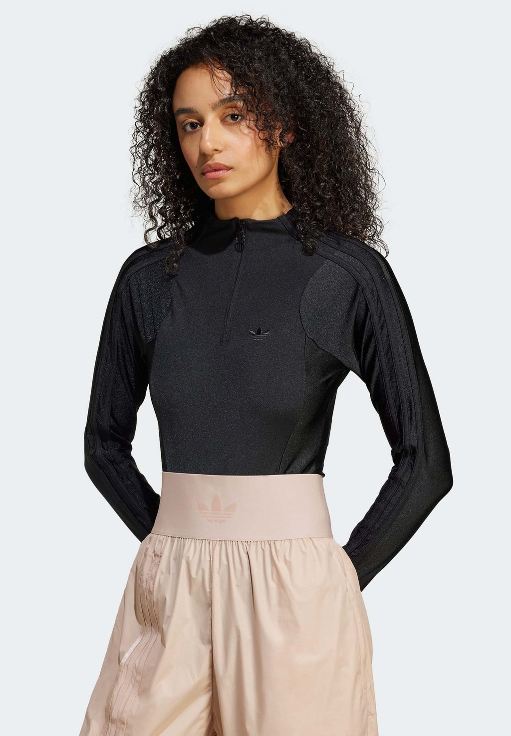 

Топ с длинными рукавами SUPERNOVA Adidas Originals, черный