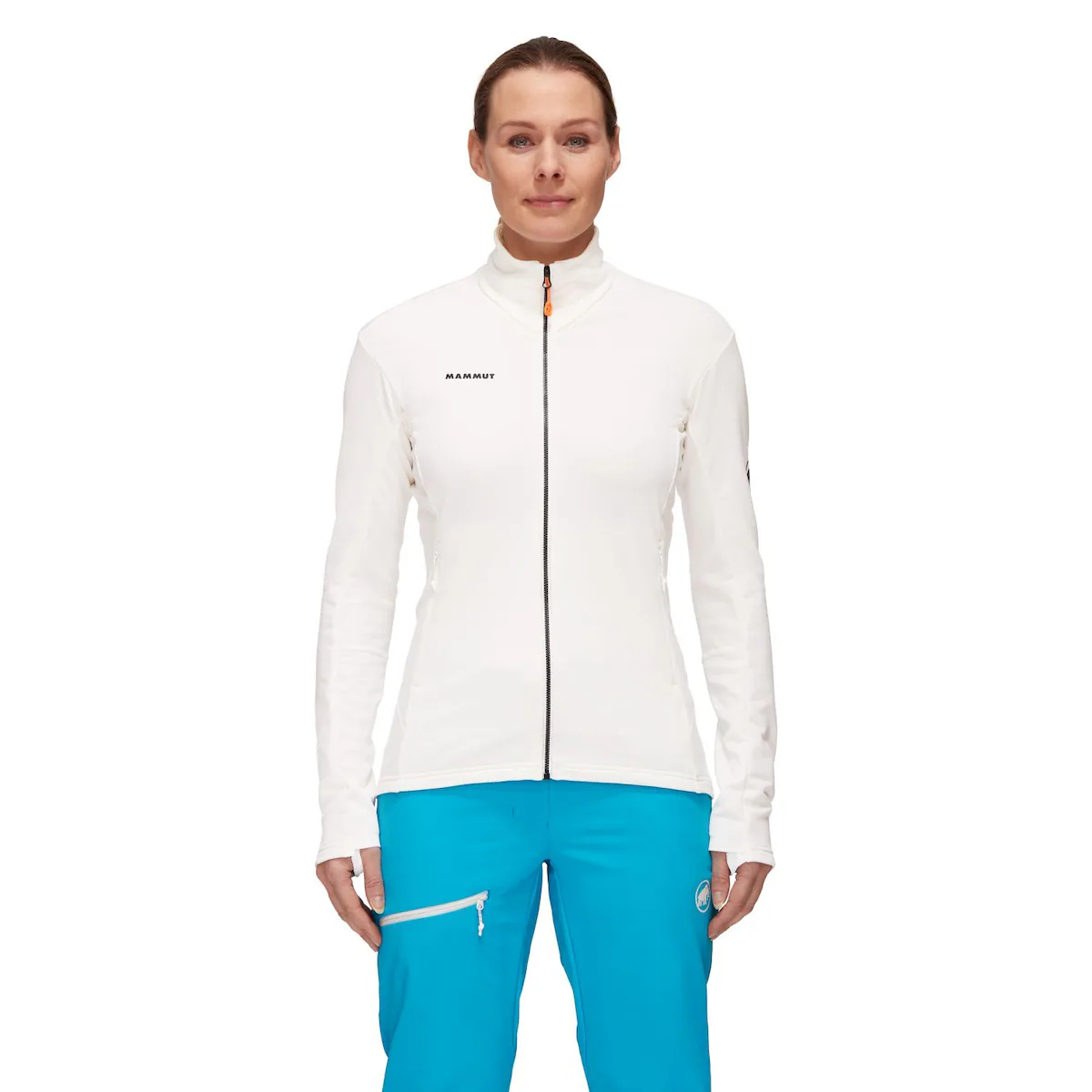 

Mammut EISWAND GUIDE JACKET Женская горная флисовая куртка, белый