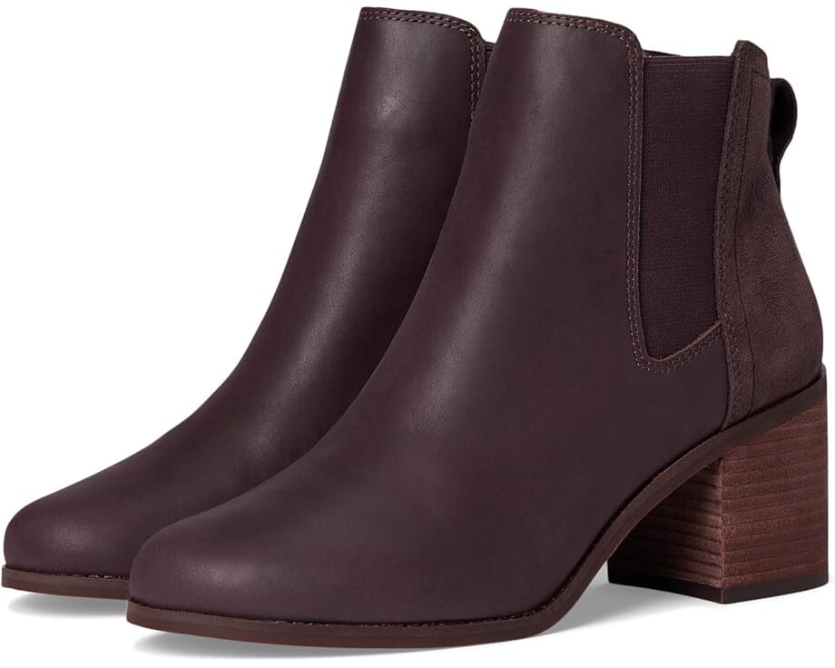 

Ботинки TOMS Evelyn Chelsea, цвет Blackberry Leather