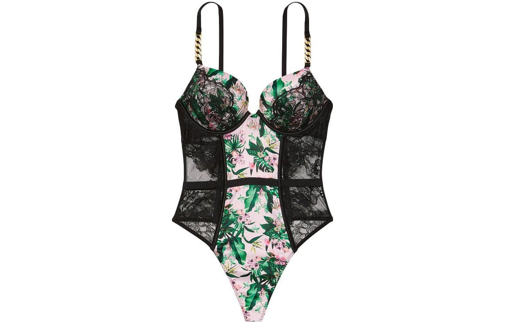 

Victoria's Secret Комбинезон Women's Green Floral Print