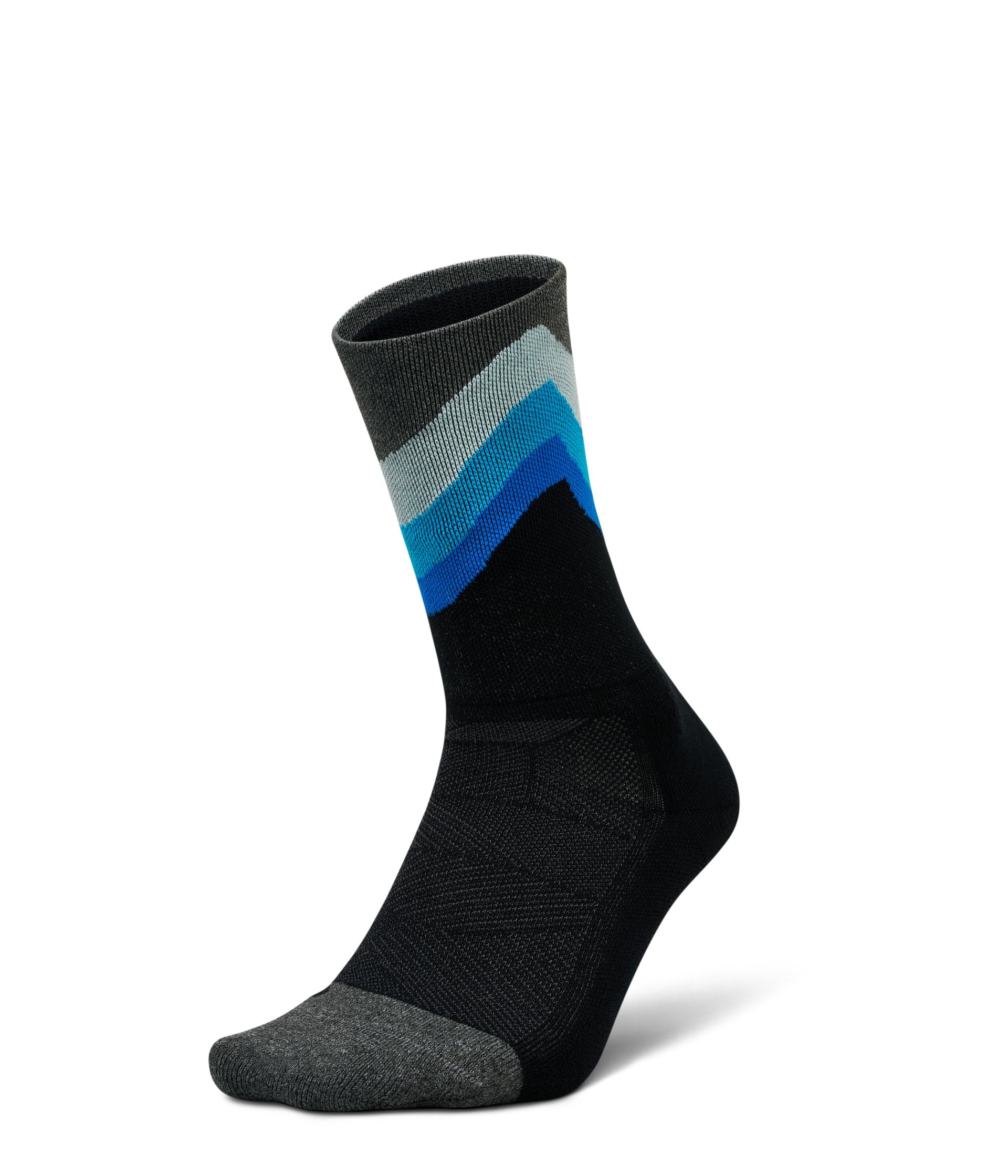 Ботинки Unisex Feetures Elite Light Cushion Mini Crew, цвет Black Swell