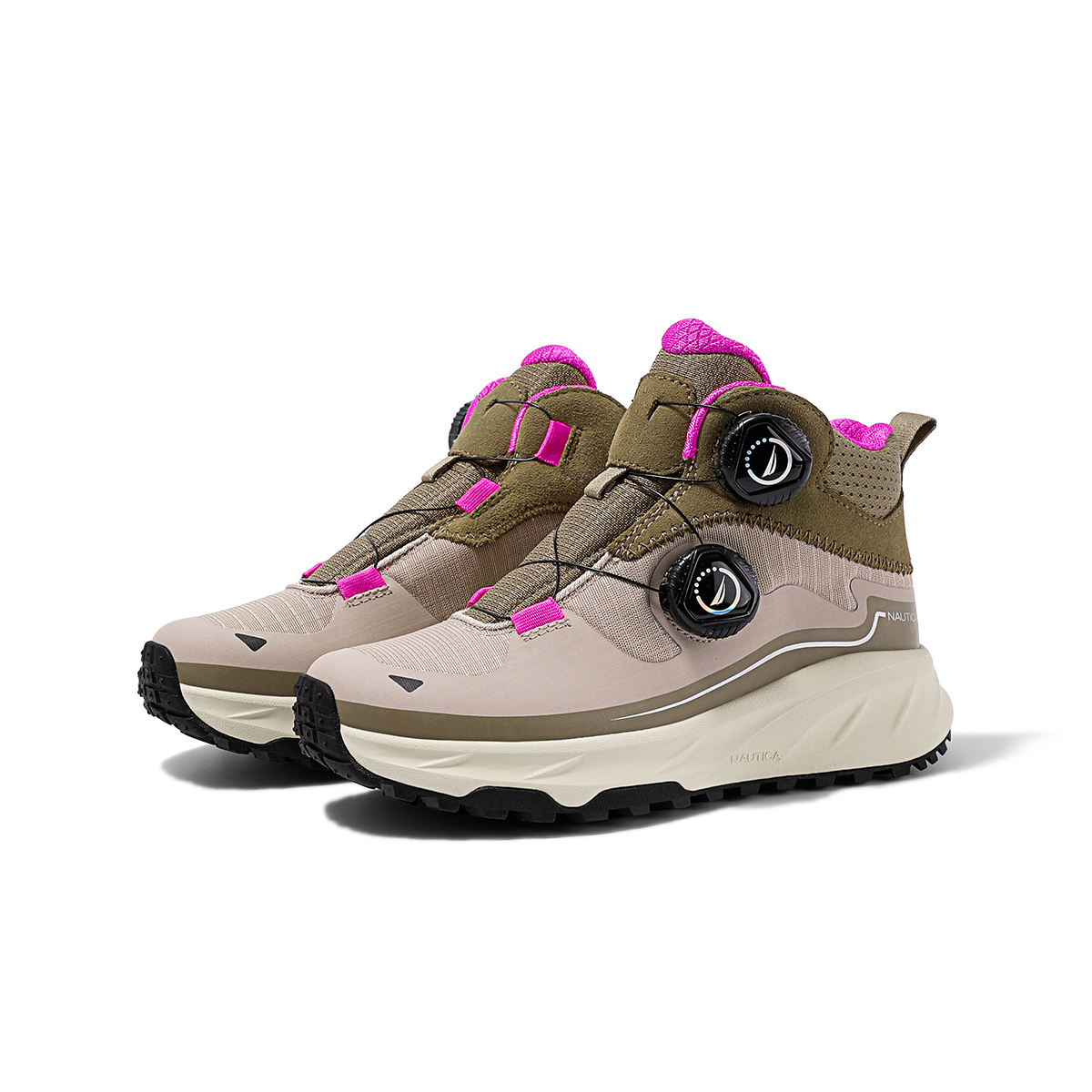 Высокие детские уличные ботинки Mushroom Brown Unisex NAUTICA, Mushroom коричневый — фото 3
