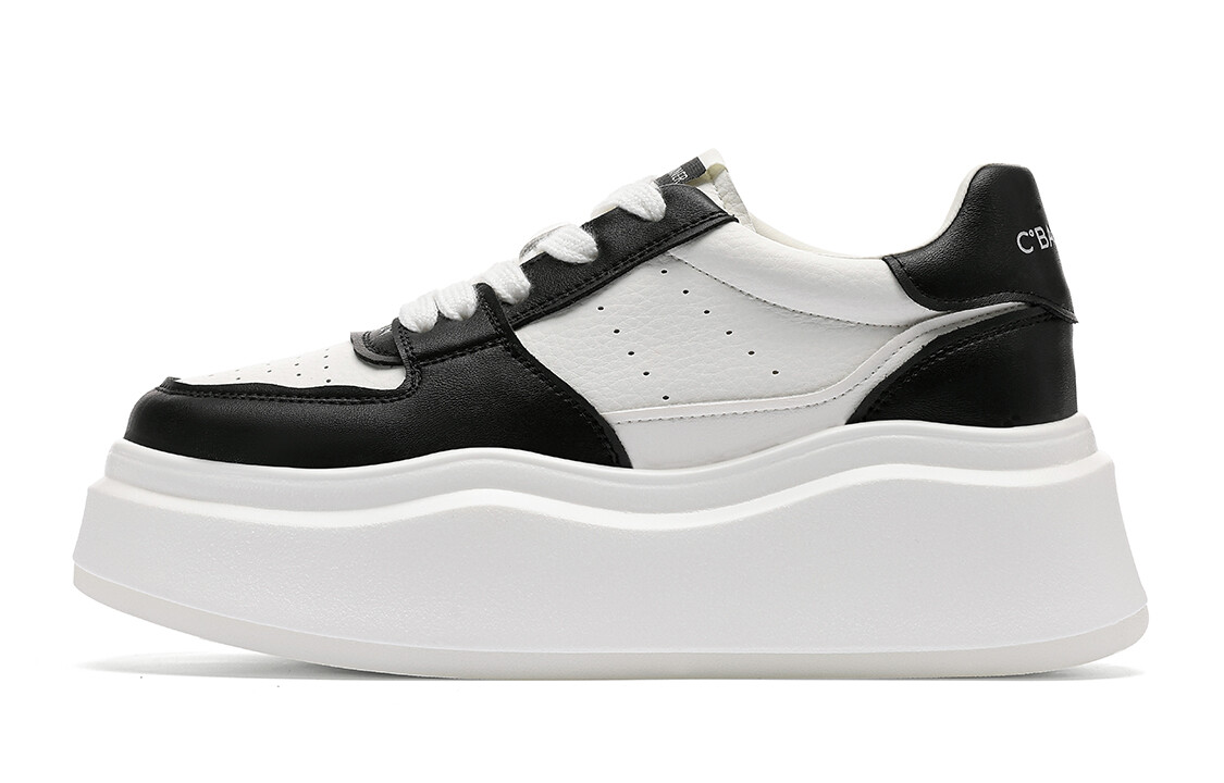 

Кроссовки CВ°BANNER Skateboard Shoes Women's Low-Top Beige Black, бежевый/черный
