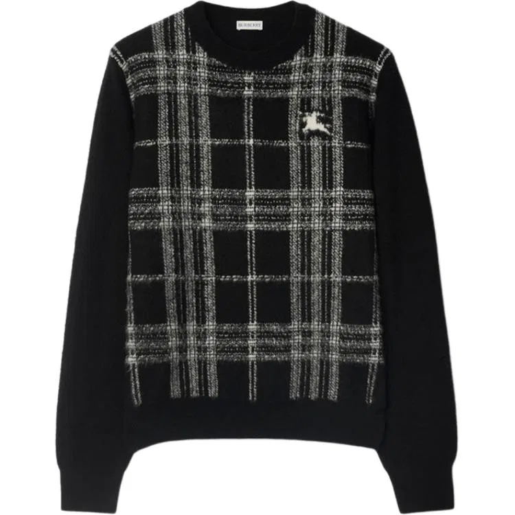 Свитер мужской Black с круглым вырезом Burberry