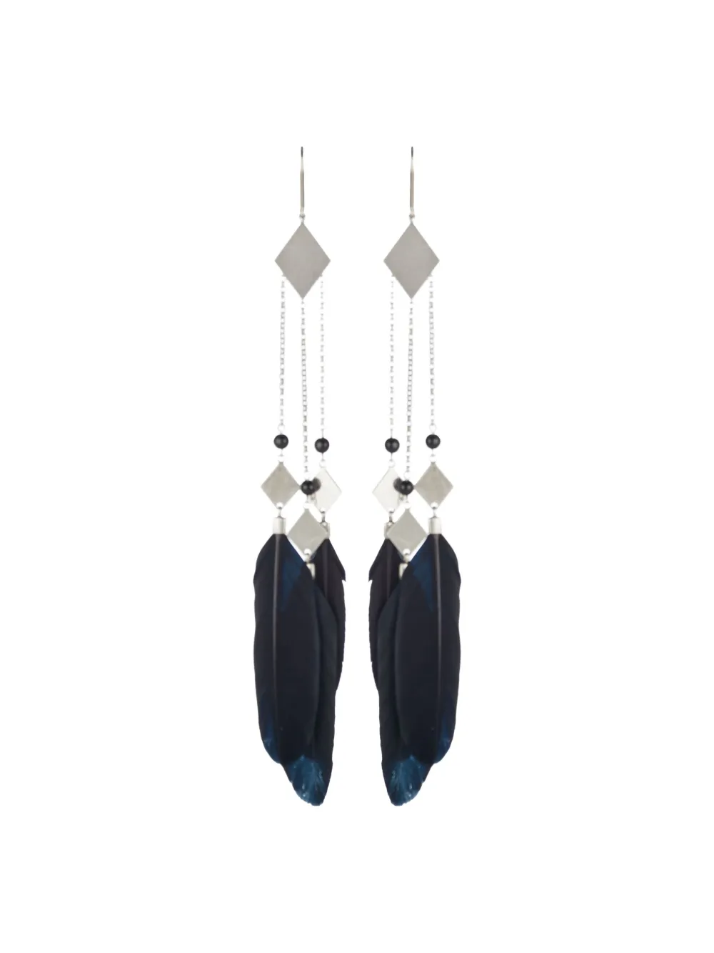 

Серьги-перья ISABEL MARANT, черный