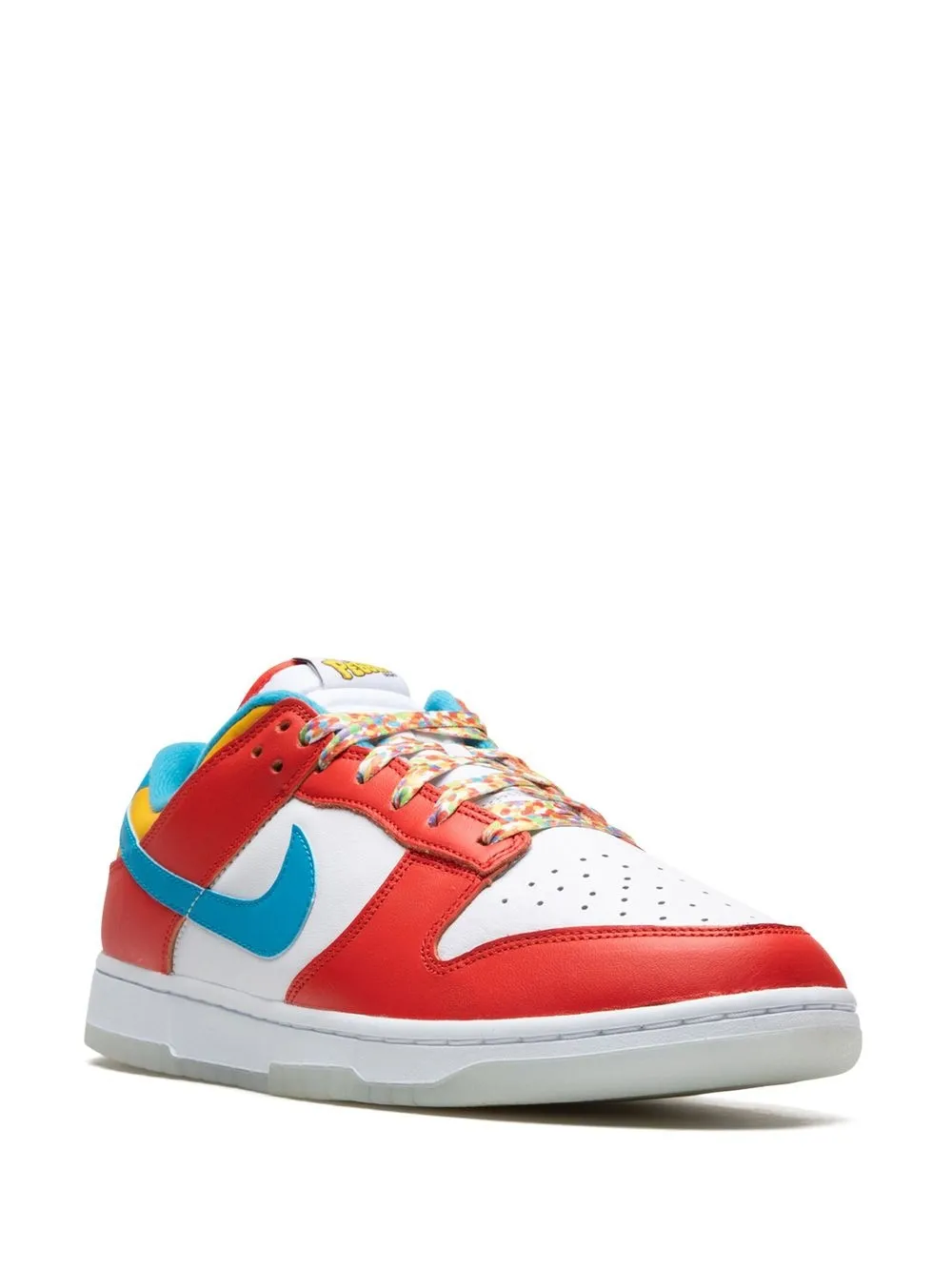 Кроссовки Dunk Low LeBron James - Fruity Pebbles Nike, красный — фото 2