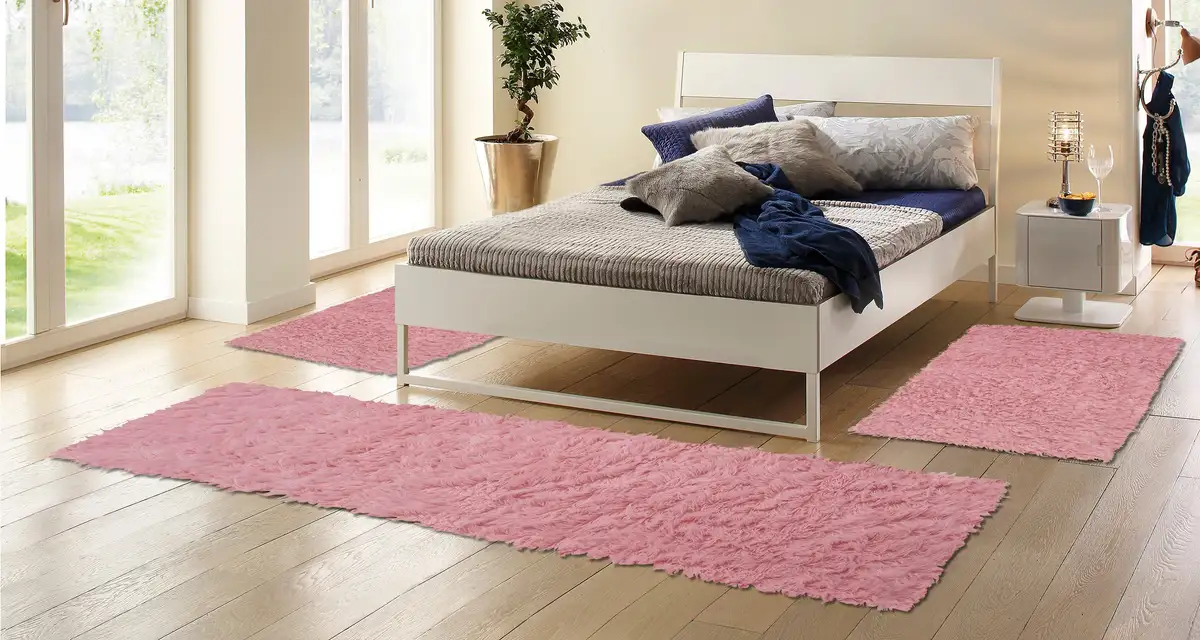 

Бордюр Böing Carpet "Flokati 1500 г", (3 шт.), прикроватный коврик, комплект дорожек, однотонные цвета, чистая шерсть, ручное плетение Ш/Д (мост): 70х140 см (2 шт.), Ш/Д (рейка): 70х270 см (1 шт.), цвет rosé