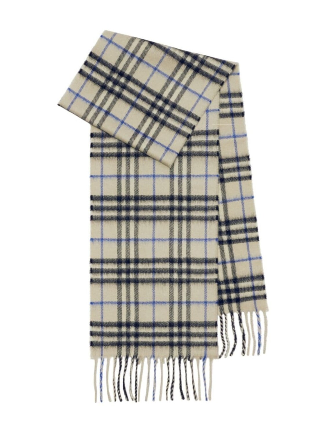 

Burberry Kids кашемировый шарф в клетку, нейтральный цвет