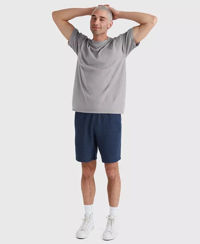 

Хлопковая футболка унисекс, окрашенная в готовую одежду Hanes, серый