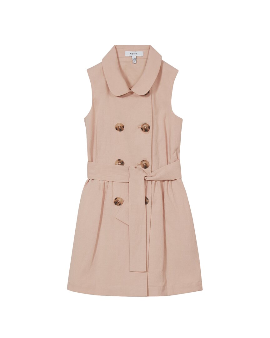 

Reiss Dana Jr Структурированное мини-платье, розовый