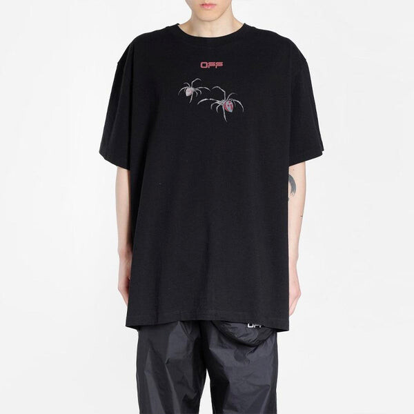 Футболка arachno arrow short-sleeve t-shirt 'black/bordeau' Off-White, черный — фото 2