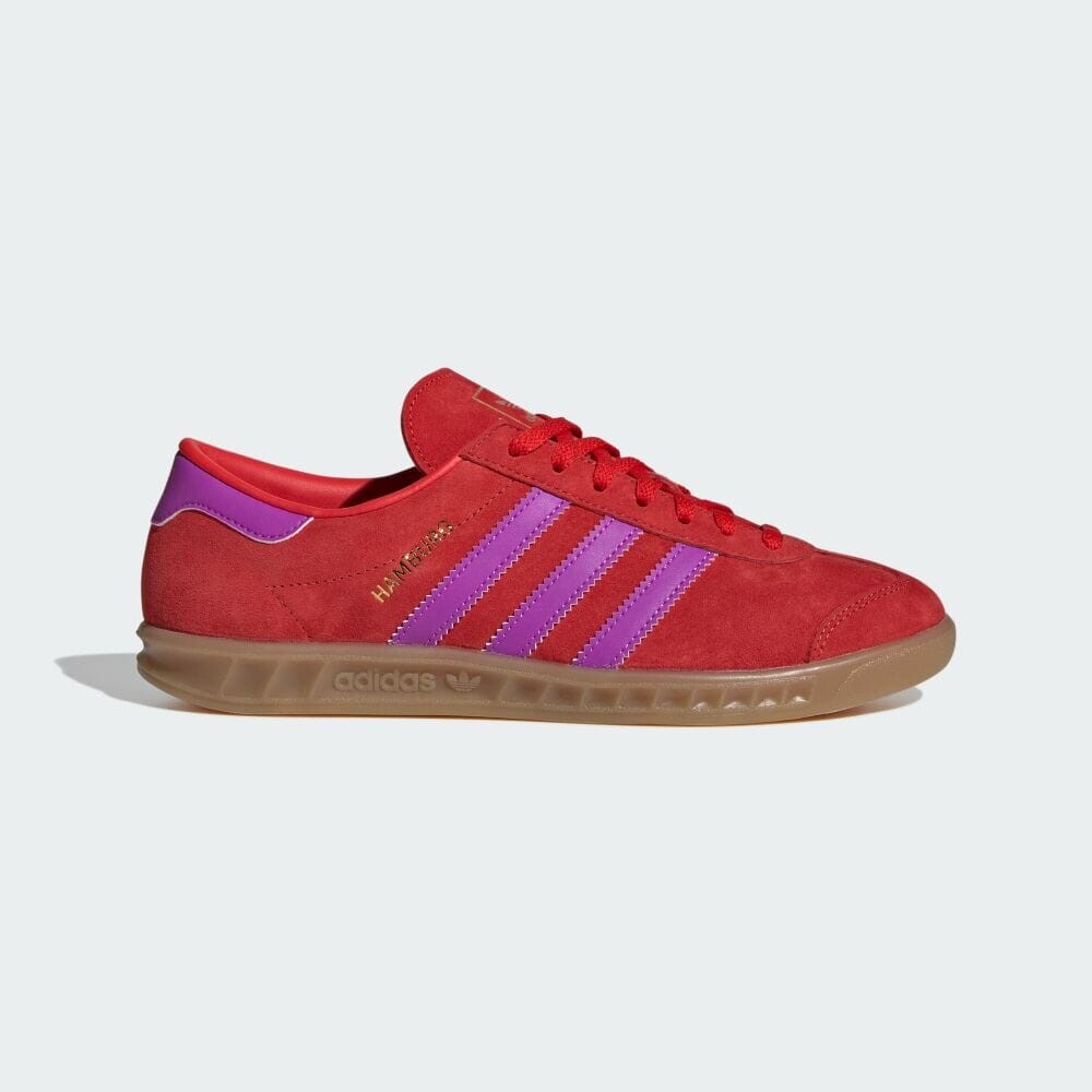 

Кроссовки Adidas HAMBURG, цвет Red/Purple Burst/Gum