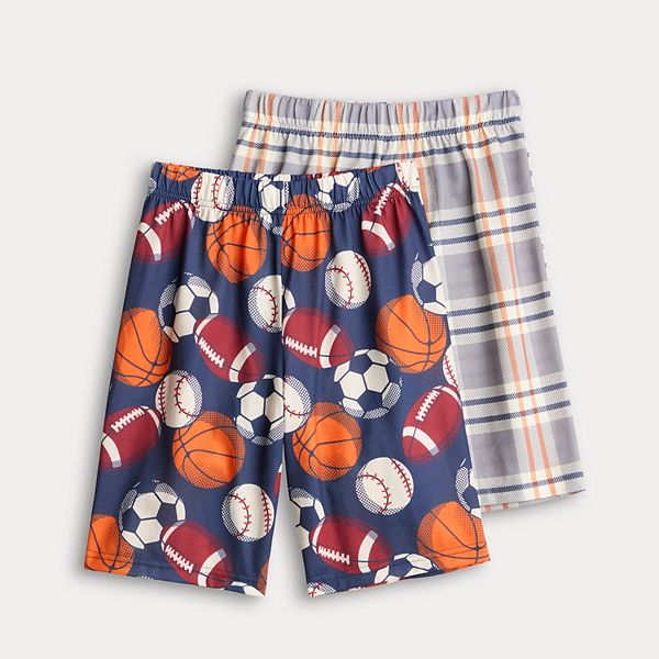 

Детский комплект пижамы с шортами Cuddl Duds, Sport Plaid
