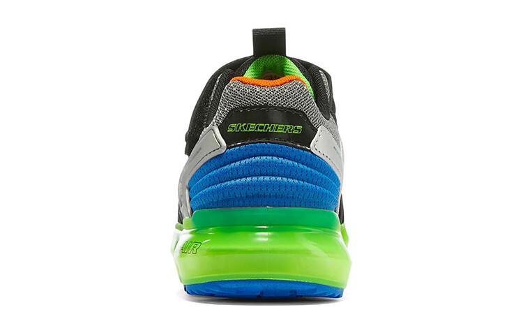Кроссовки Skechers Kids Lifestyle Shoes GS Low-top Black/Green/Blue — фото 4