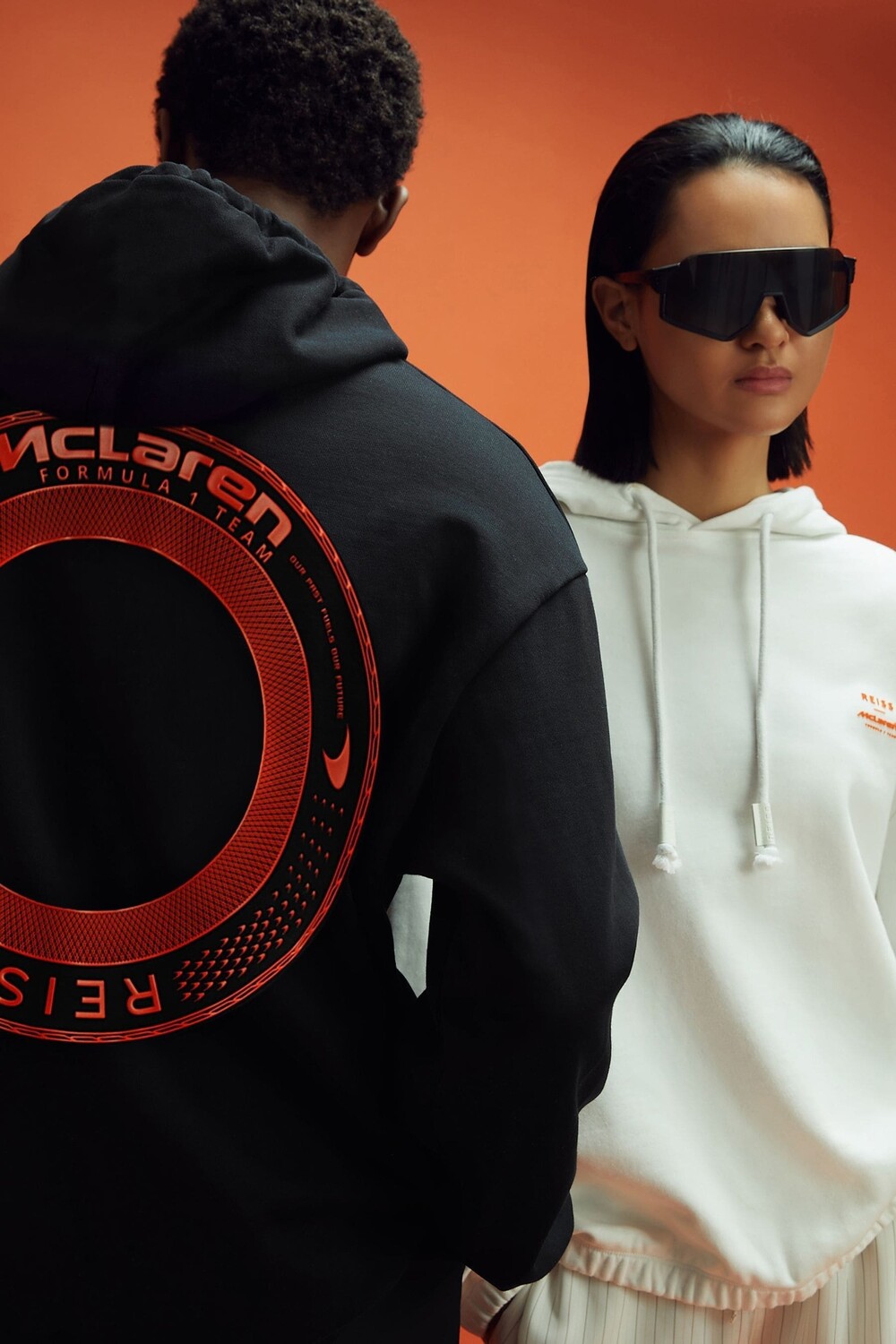 

Толстовка с капюшоном McLaren f1 из эластичного хлопка Reiss X Mclaren F1 Team, черный