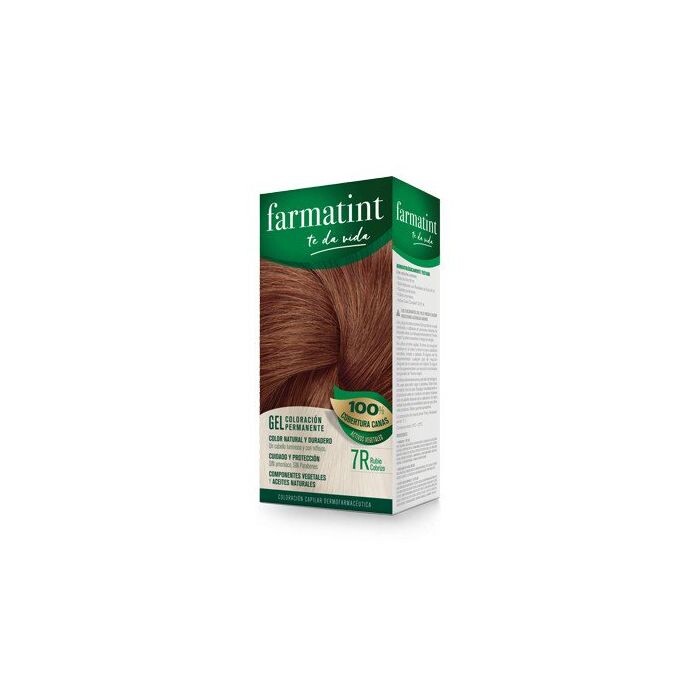 

Краска для волос Tintes Farmatint, 7R Rubio Cobrizo