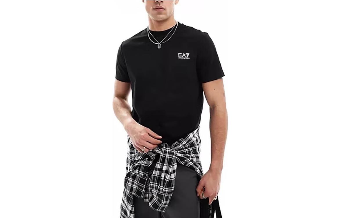 

Футболка EA7 мужская черная EMPORIO ARMANI