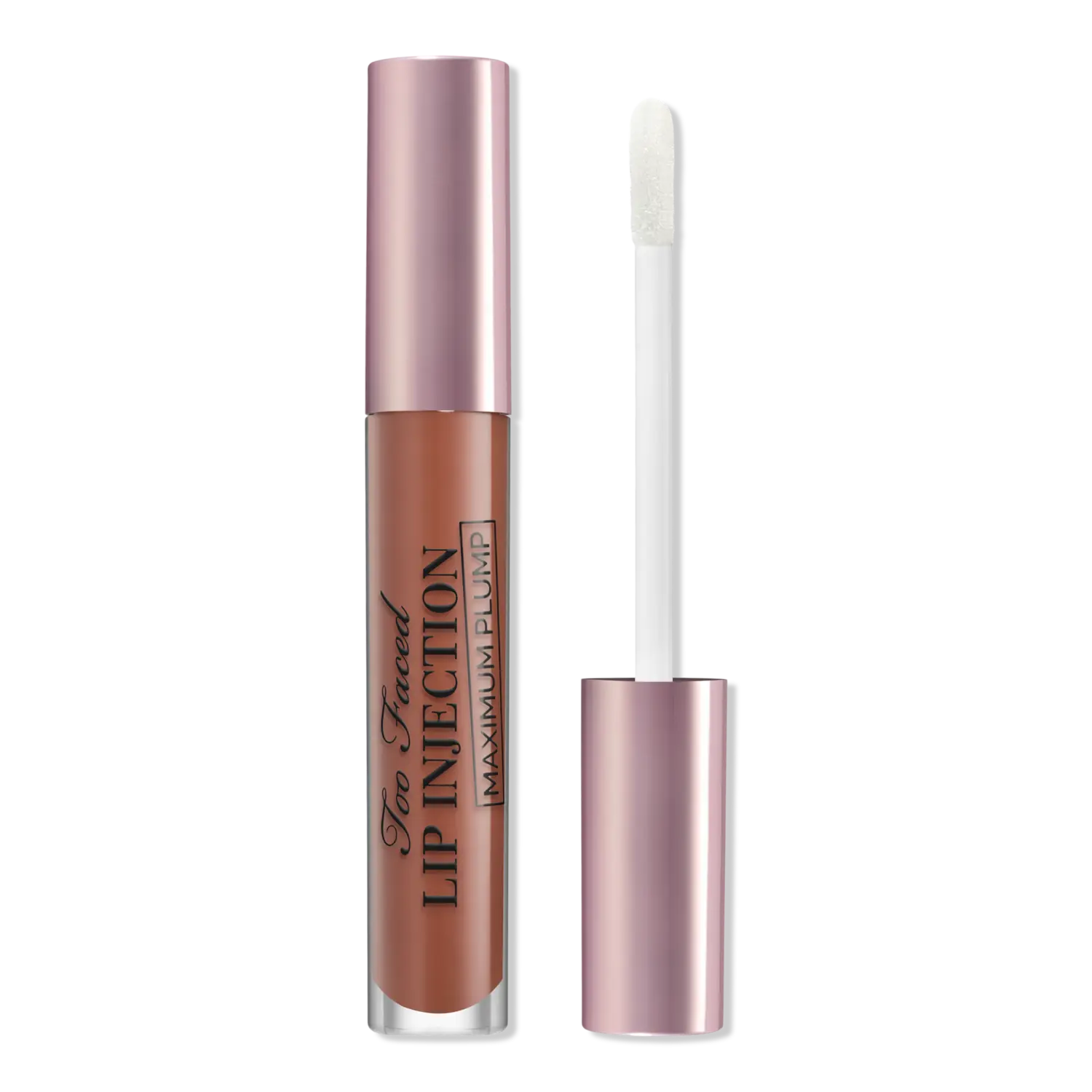 

Блеск для увеличения объема губ Lip Injection Maximum Plump Extra Strength Lip Plumper Gloss Too Faced, Ready For It (midtone nude)