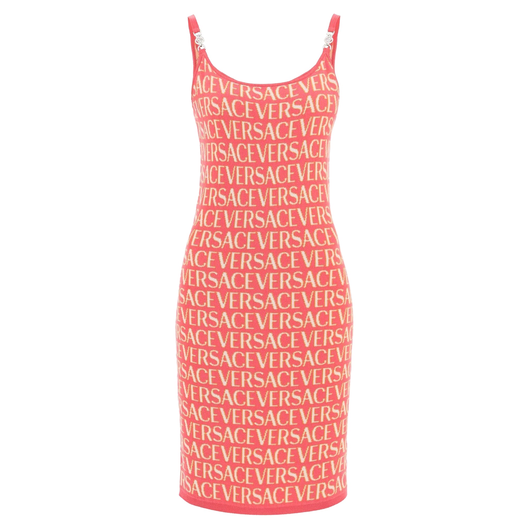 

Вязаное платье Versace, розовый