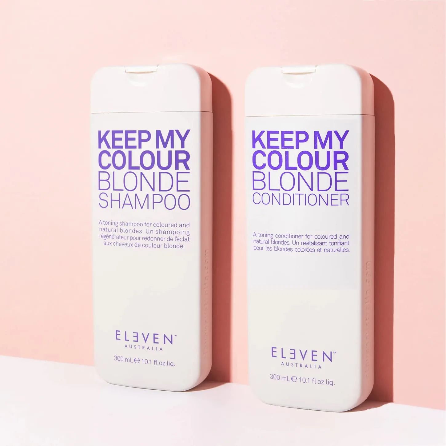 Набор шампуня и кондиционера ELEVEN AUSTRALIA Keep My Color Blonde, каждый флакон 10,1 жидких унций., blue — фото 2