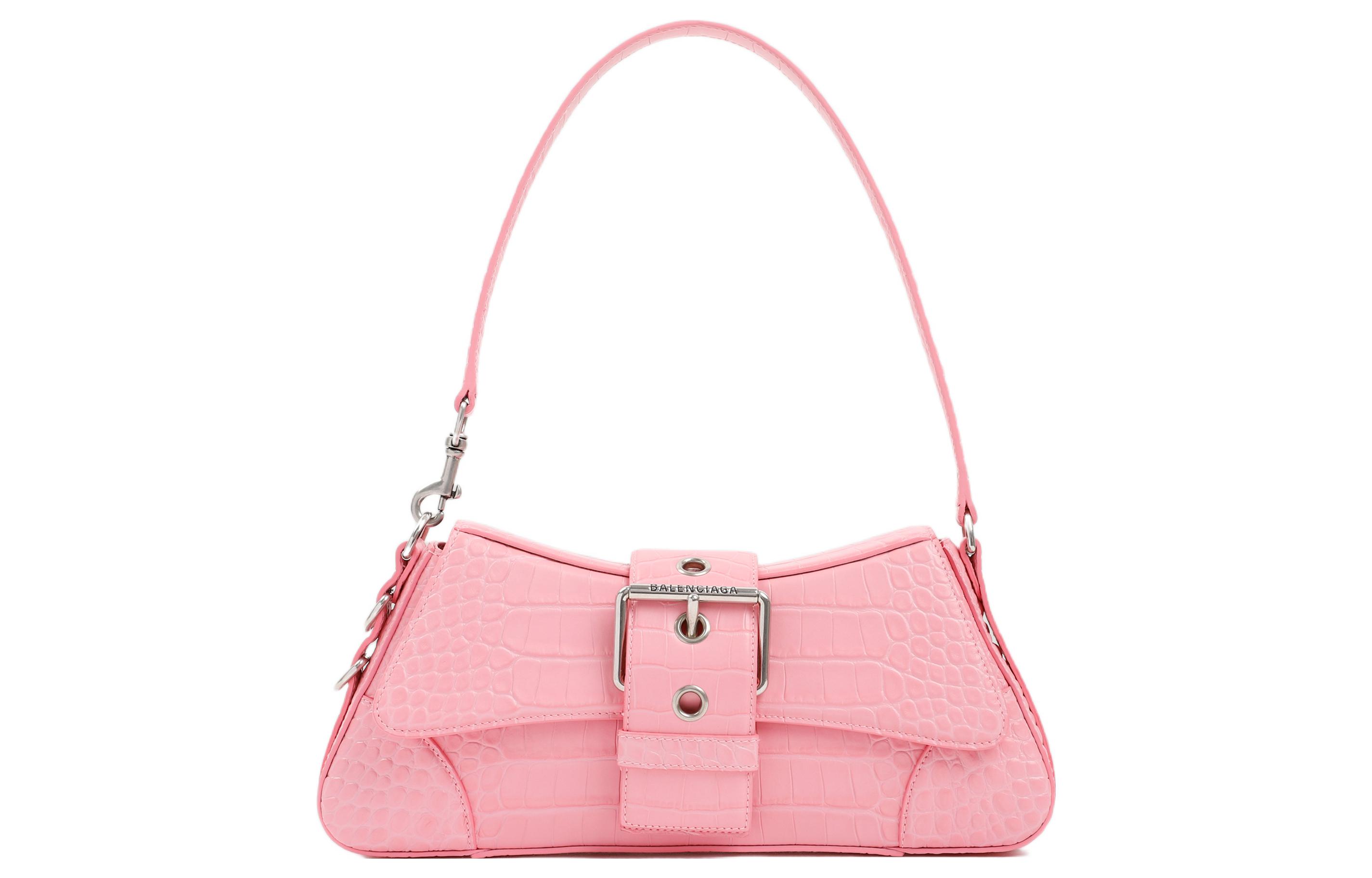 

Сумка через плечо LINDSAY из телячьей кожи Balenciaga розовая